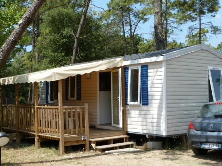 Mobilhome 6 personnes - MOBIL-HOME 3 CHAMBRES TERRASSE SEMI COUVERTE 6 pers 0