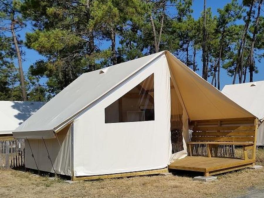 Tente 4 personnes - Tente Lodge Junior sans sanitaire, avec point d'eau froide evier cuisine 4 pers 0