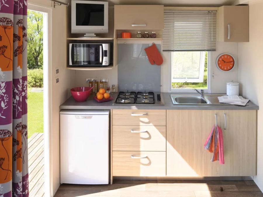 Mobilhome 2 personnes - MOBIL-HOME 1 CHAMBRE TERRASSE 16-20m² 2 pers 4