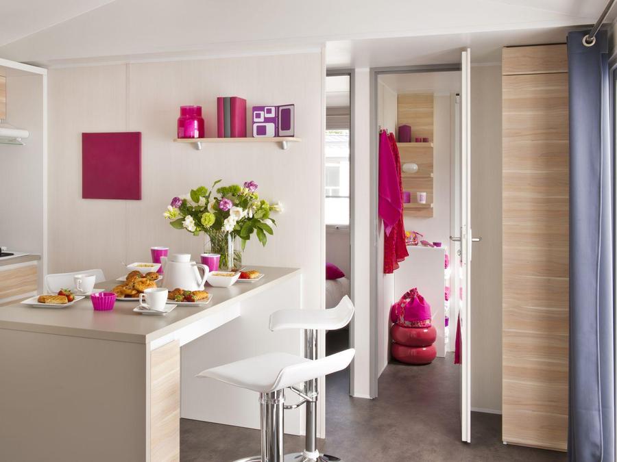 Mobilhome 4 personnes - Résidence O'HARA PASSION ECO-Conçu 29m2 / 2 chambres - Terrasse 4 pers 1