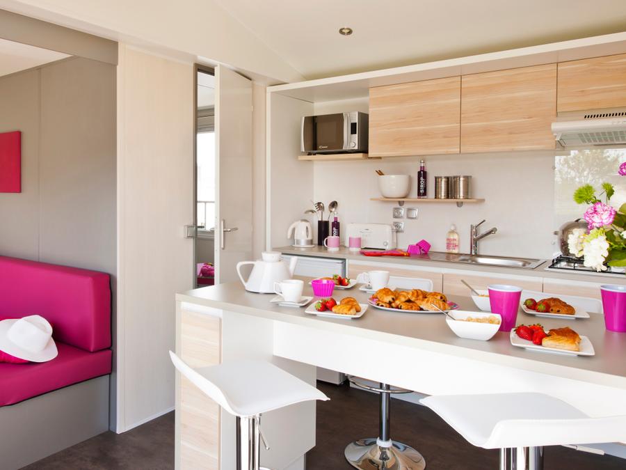Mobilhome 4 personnes - Résidence O'HARA PASSION ECO-Conçu 29m2 / 2 chambres - Terrasse 4 pers 8