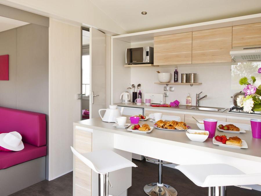 Mobilhome 4 personnes - Résidence O'HARA PASSION ECO-Conçu 29m2 / 2 chambres - Terrasse 4 pers 3