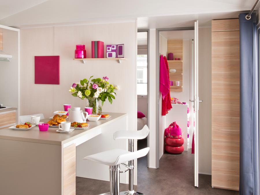 Mobilhome 4 personnes - Résidence O'HARA PASSION ECO-Conçu 29m2 / 2 chambres - Terrasse 4 pers 10