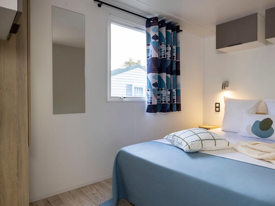 Mobilhome 4 personnes - Mobil-home Confort 27m² - 2 chambres + Terrasse couverte + TV 4 pers 5