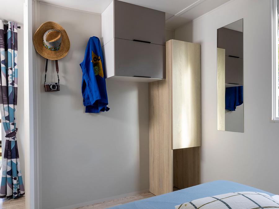 Mobilhome 4 personnes - Mobil-home Confort 27m² - 2 chambres + Terrasse couverte + TV 4 pers 4