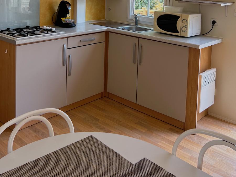 Mobilhome 4 personnes - Mobil-home Confort 30m² - 2 chambres + Terrasse couverte + TV 4/5 pers 8