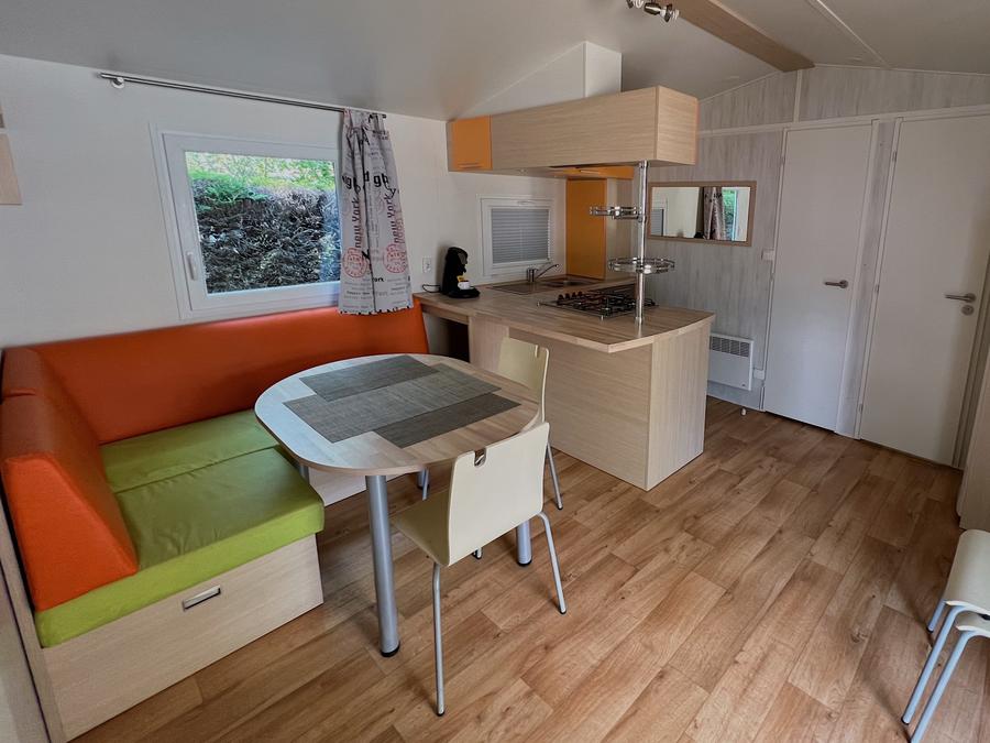 Mobilhome 4 personnes - Mobil-home Confort 30m² - 2 chambres + Terrasse couverte + TV 4/5 pers 9