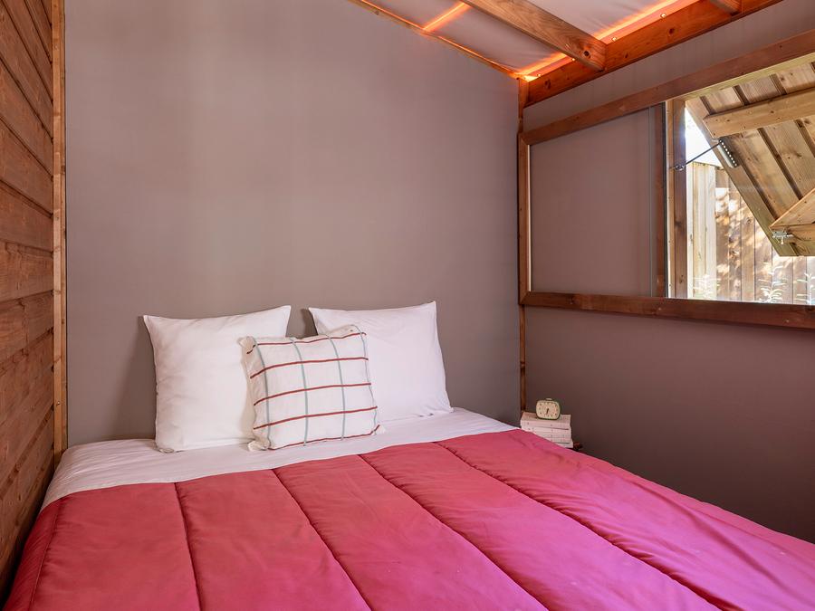Chalet 4 personnes - CosyFlower Confort 27m² - 2 chambres + Terrasse couverte + LV + Quartier piéton. 4 pers 7