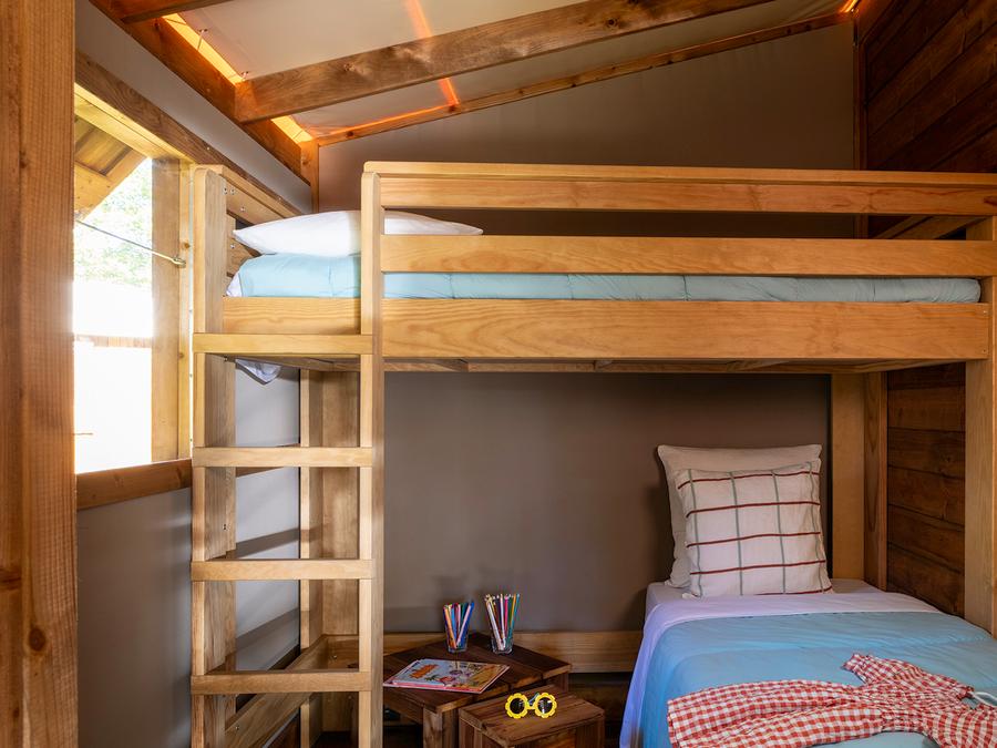 Chalet 4 personnes - CosyFlower Confort 27m² - 2 chambres + Terrasse couverte + LV + Quartier piéton. 4 pers 8