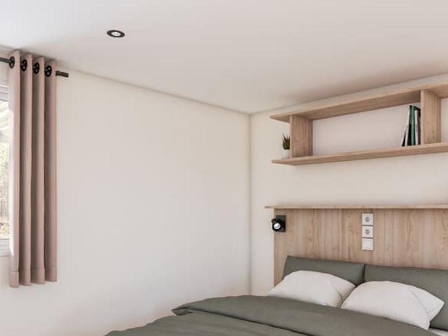 Mobilhome 4 personnes - CONFORT - Mobil-home Catleya PMR 35m² - 2 chambres 4 pers. 1/4 pers 4