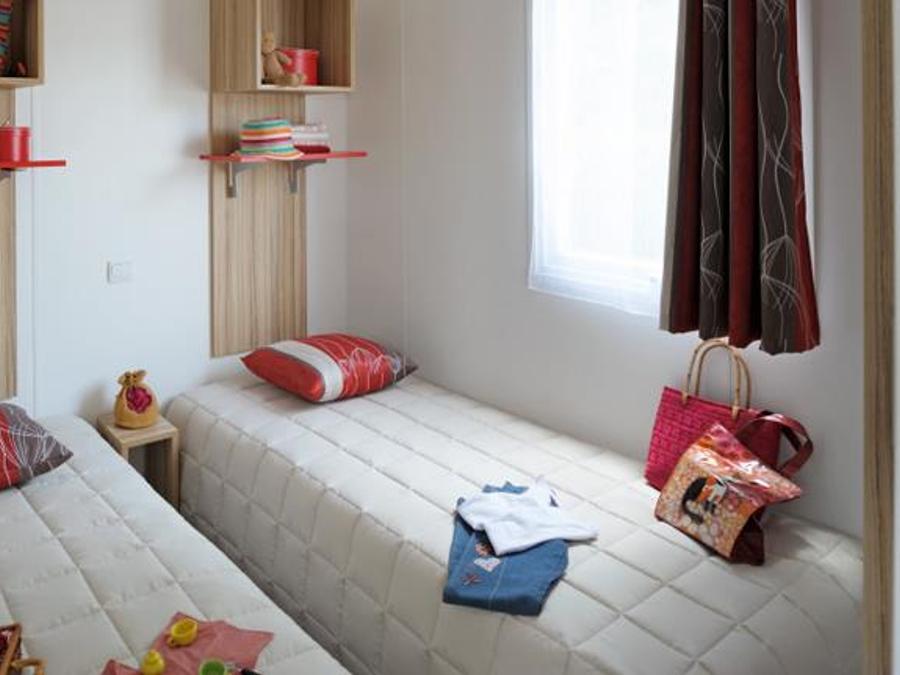 Mobilhome 4 personnes - CALIFORNIA DUO TV 2 chambres - TV Terrasse 1/4 pers 3