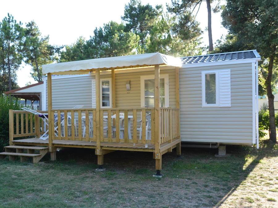 Mobilhome 4 personnes - CALIFORNIA DUO TV 2 chambres - TV Terrasse 1/4 pers 0
