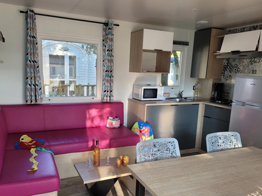 Mobilhome 6 personnes - CALIFORNIA TRIO résidentiel 3 chambres- TV 1/6 pers 5