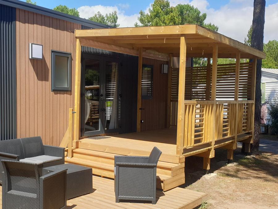 Mobilhome 6 personnes - COTTAGE TRIO PREMIUM- TV-LAVE VAISSELLE 1/6 pers 0