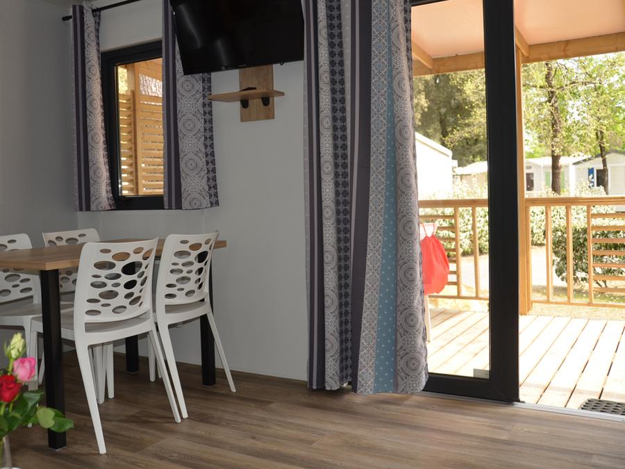 Mobilhome 6 personnes - COTTAGE TRIO PREMIUM- TV-LAVE VAISSELLE 1/6 pers 7