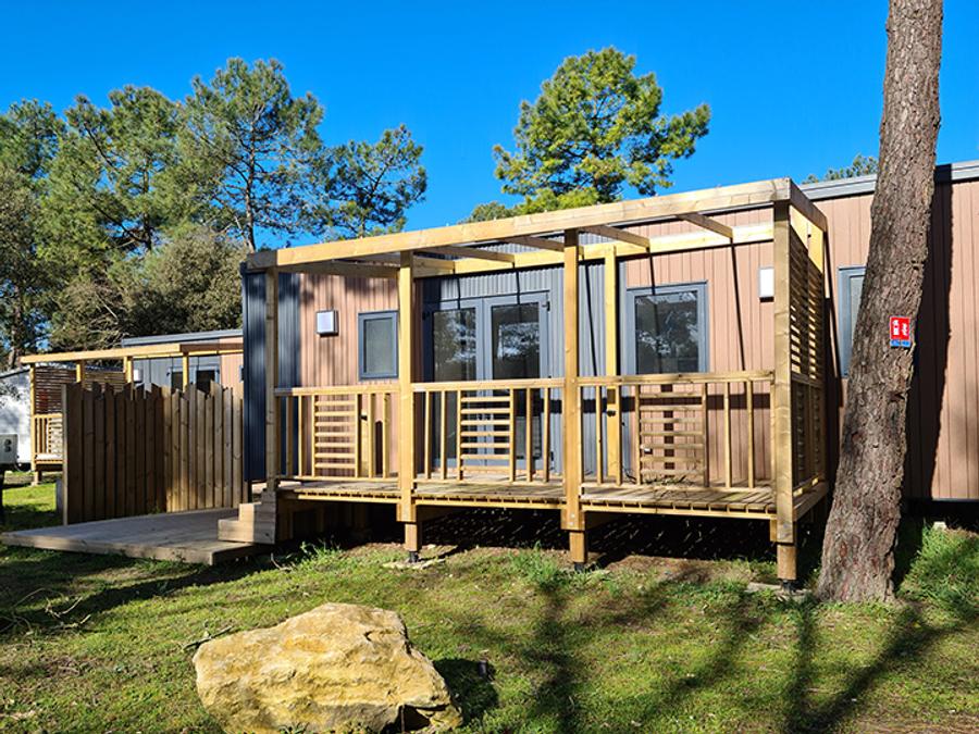 Mobilhome 4 personnes - COTTAGE DUO PREMIUM 2 chambres - TV-LAVE VAISSELLE 4 pers 6