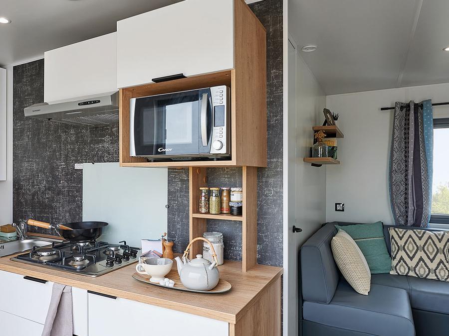 Mobilhome 4 personnes - COTTAGE DUO PREMIUM 2 chambres - TV-LAVE VAISSELLE 4 pers 2