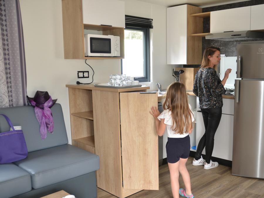 Mobilhome 4 personnes - COTTAGE DUO PREMIUM 2 chambres - TV-LAVE VAISSELLE 4 pers 8
