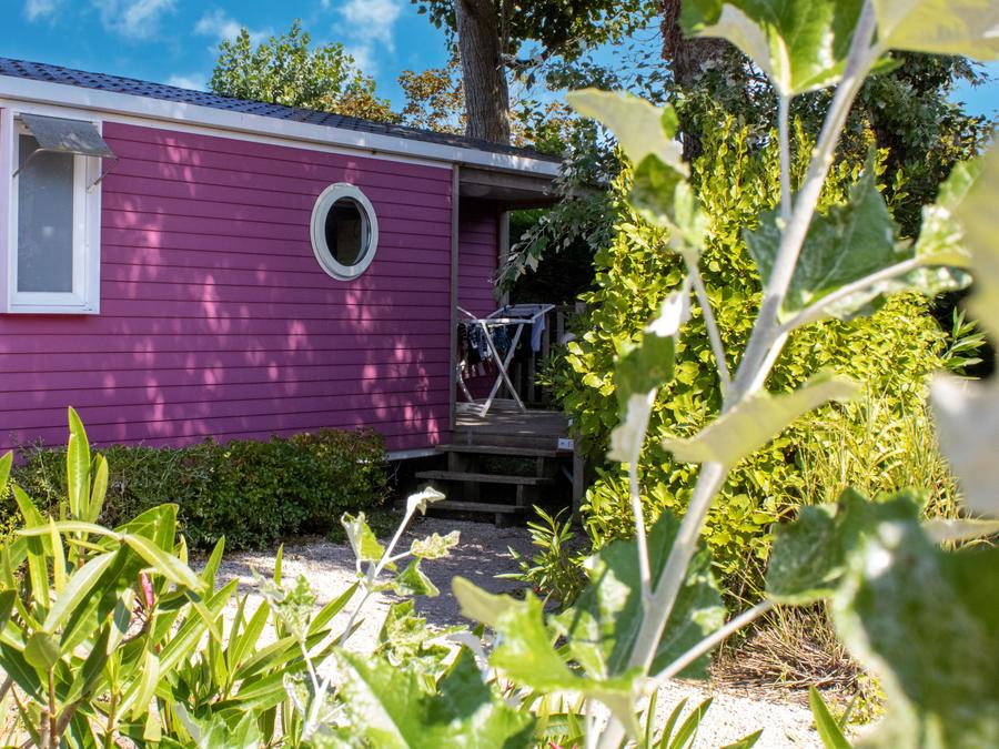 Mobilhome 4 personnes - Cottage GOYAVE - 25m² - terrasse intégrée semi-couverte - 2 chambres 4 pers 1