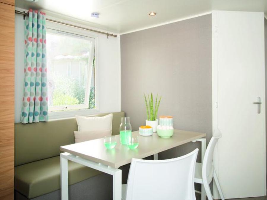 Mobilhome 4 personnes - Cottage GOYAVE - 25m² - terrasse intégrée semi-couverte - 2 chambres 4 pers 14