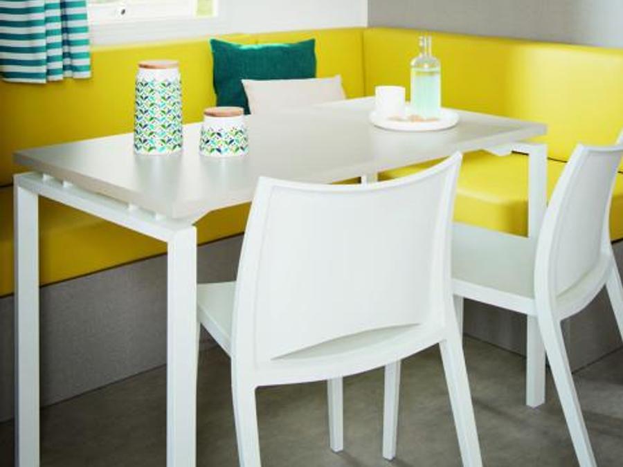 Mobilhome 4 personnes - Cottage GOYAVE - 25m² - terrasse intégrée semi-couverte - 2 chambres 4 pers 10