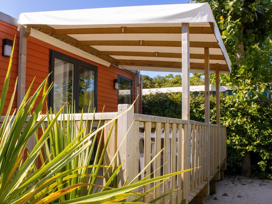 Mobilhome 6 personnes - Cottage PAPAYE - 33m² - Terrasse semi-couverte - 3 Chambres - 4/6 pers 2