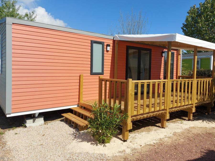 Mobilhome 6 personnes - Cottage PAPAYE - 33m² - Terrasse semi-couverte - 3 Chambres - 4/6 pers 3