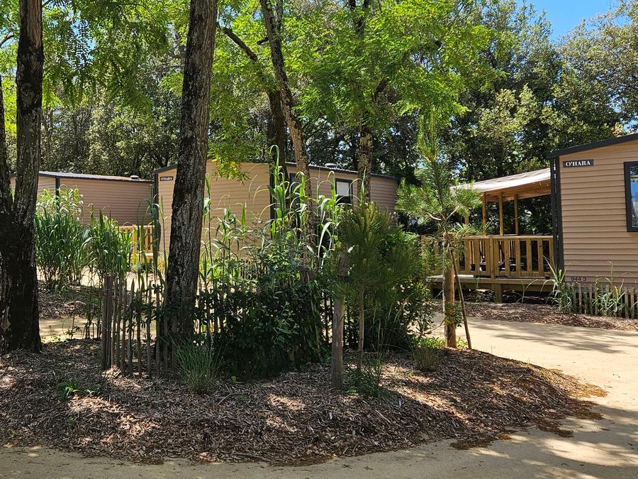 Mobilhome 4 personnes - Cottage TERRE ET MER - 30m² - terrasse bois semi-couverte - 2 chambres - 4 pers 6