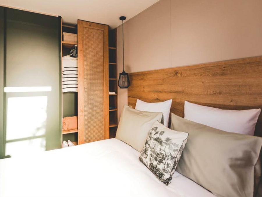 Mobilhome 4 personnes - Cottage TERRE ET MER - 30m² - terrasse bois semi-couverte - 2 chambres - 4 pers 18