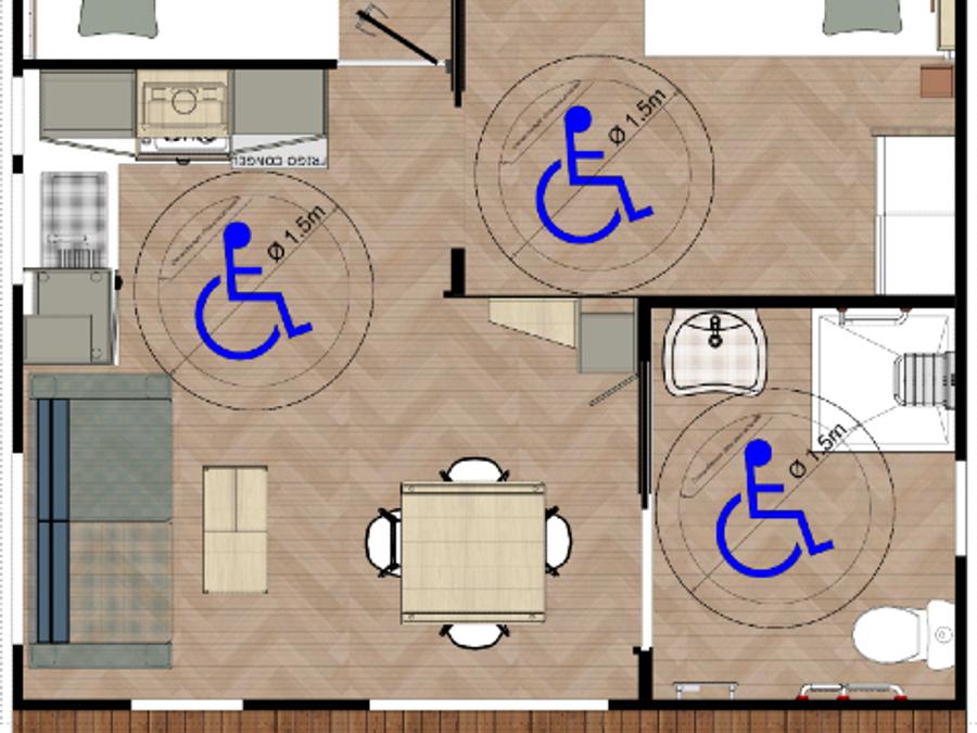 Mobilhome 4 personnes - COTTAGE PMR 4p 4