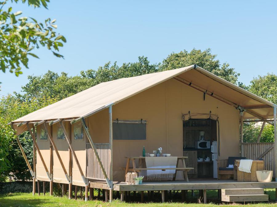 Tente en toile et en bois 6 personnes - Woody lodge 3Chambres sans sanitaires 0