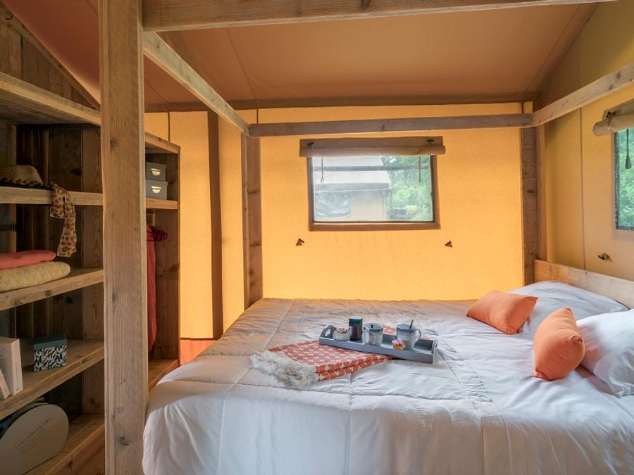 Tente en toile et en bois 6 personnes - Safari Lodge 6p 1