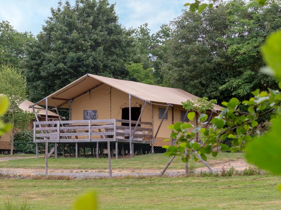 Tente en toile et en bois 6 personnes - Safari Lodge 6p 0
