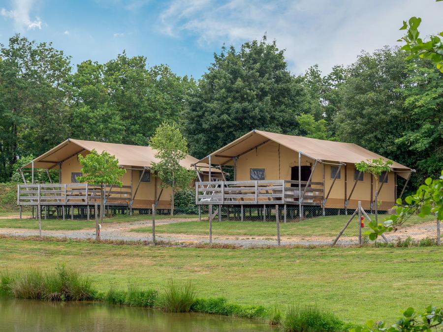 Tente en toile et en bois 6 personnes - Safari Lodge 6p 8
