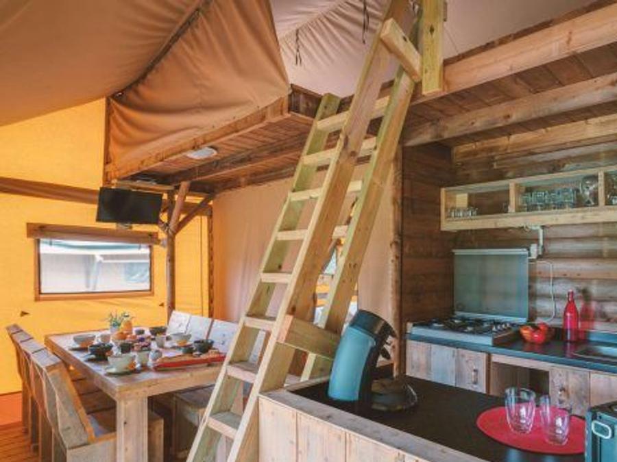 Tente en toile et en bois 8 personnes - Safari Lodge 8p 4
