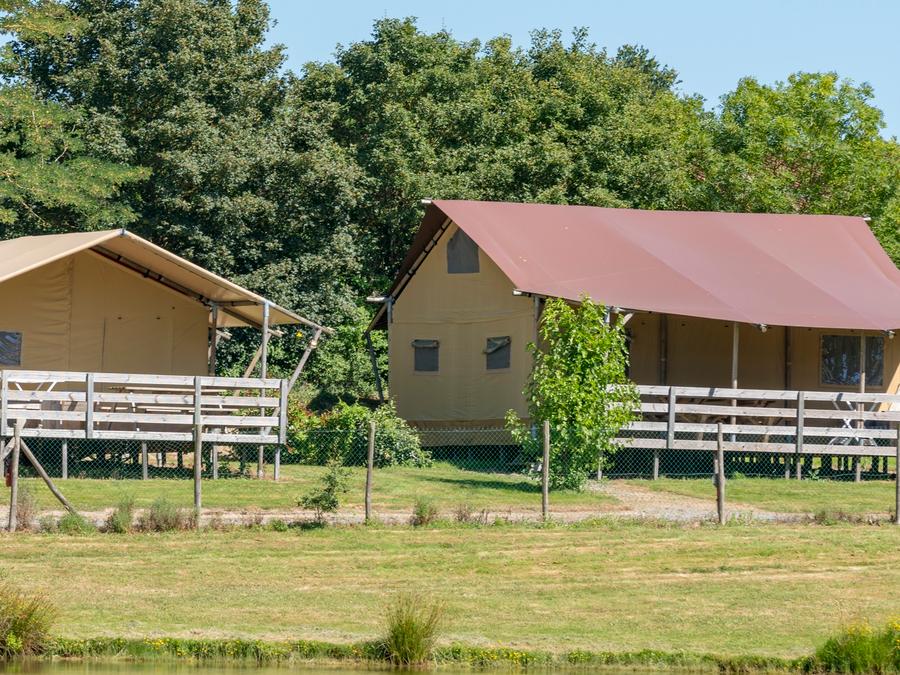 Tente en toile et en bois 8 personnes - Safari Lodge 8p 12