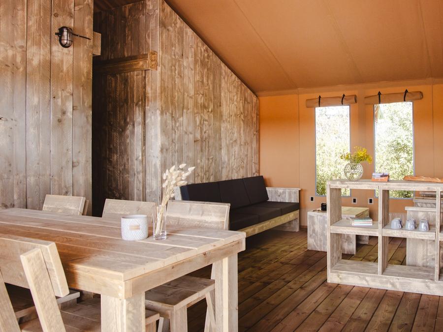 Tente en toile et en bois 7 personnes - Safari Lodge 6