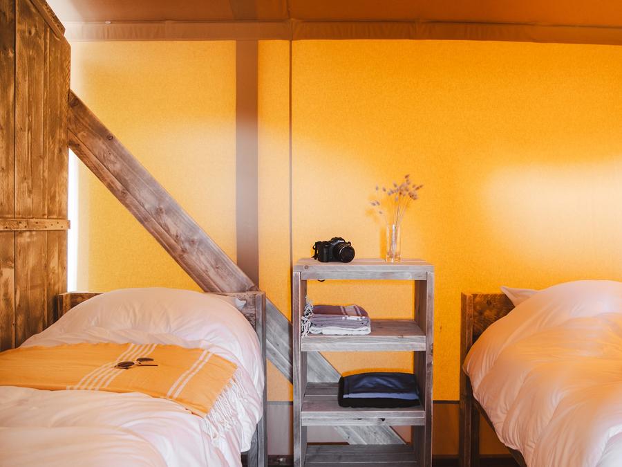 Tente en toile et en bois 7 personnes - Safari Lodge 11
