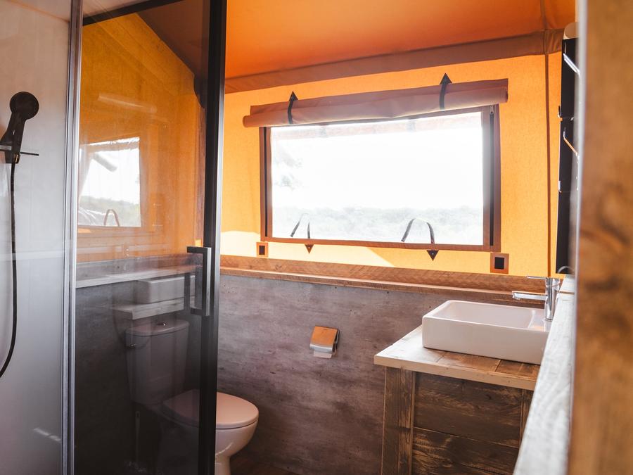 Tente en toile et en bois 7 personnes - Safari Lodge 8