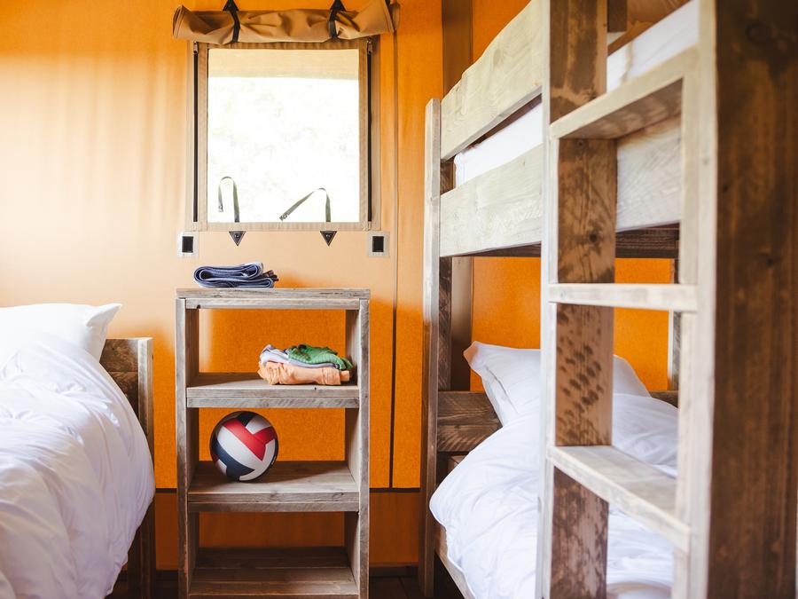 Tente en toile et en bois 7 personnes - Safari Lodge 10