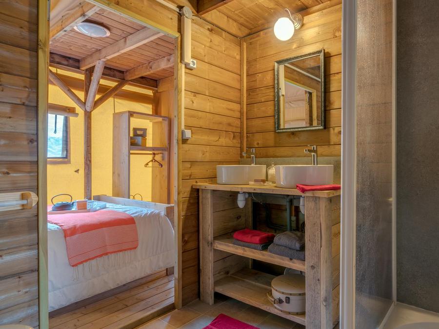 Tente en toile et en bois 8 personnes - Safari Lodge 8 personnes, Climatisée 4