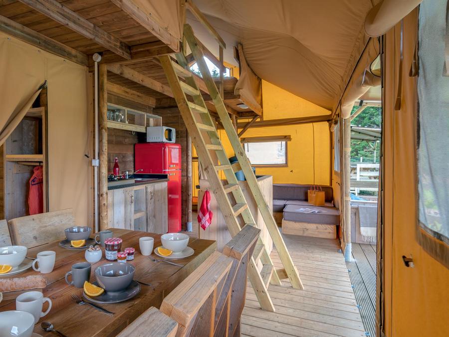 Tente en toile et en bois 8 personnes - Safari Lodge 8 personnes, Climatisée 2