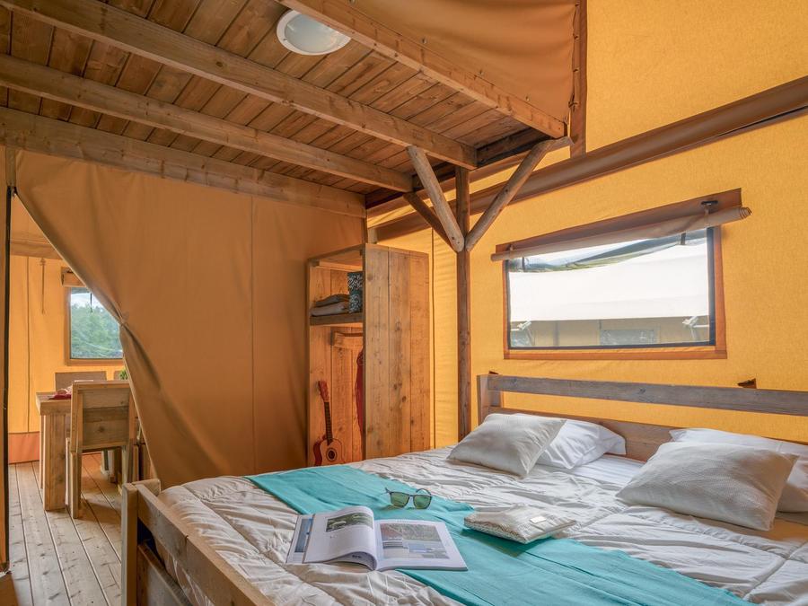 Tente en toile et en bois 8 personnes - Safari Lodge 8 personnes, Climatisée 5