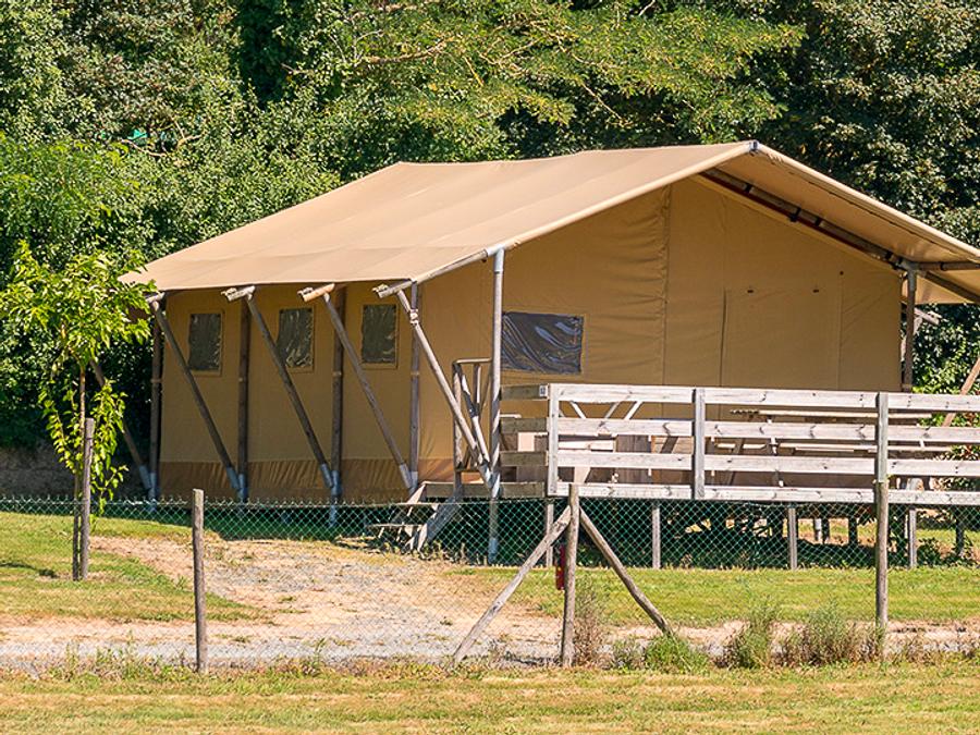Tente en toile et en bois 6 personnes - Safari Lodge, 6p Climatisée 0