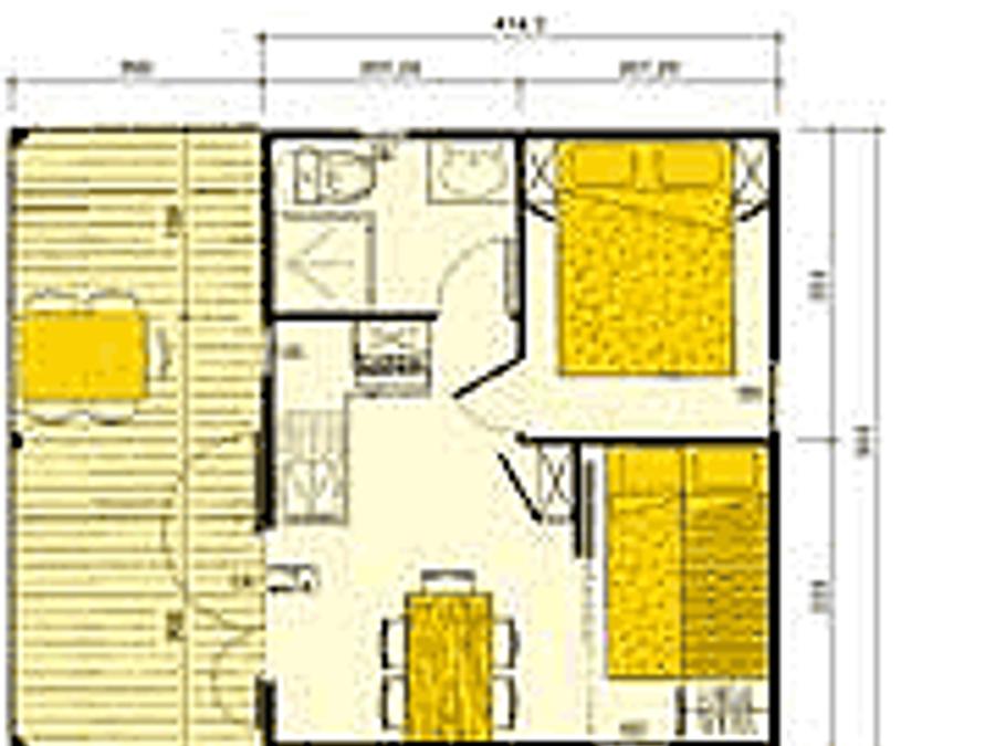 Chalet 5 personnes - CONFORT 1