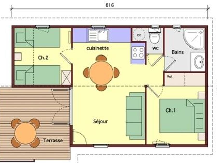 Chalet 7 personnes - Chalet Alizé XL 5
