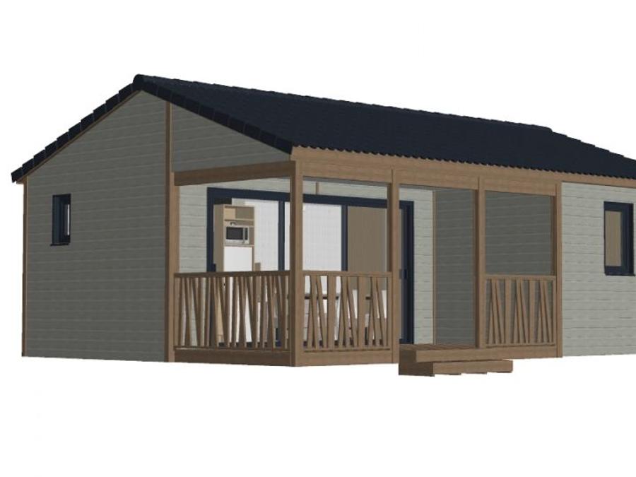 Chalet 5 personnes - Chalet Confort 32m² plus 5