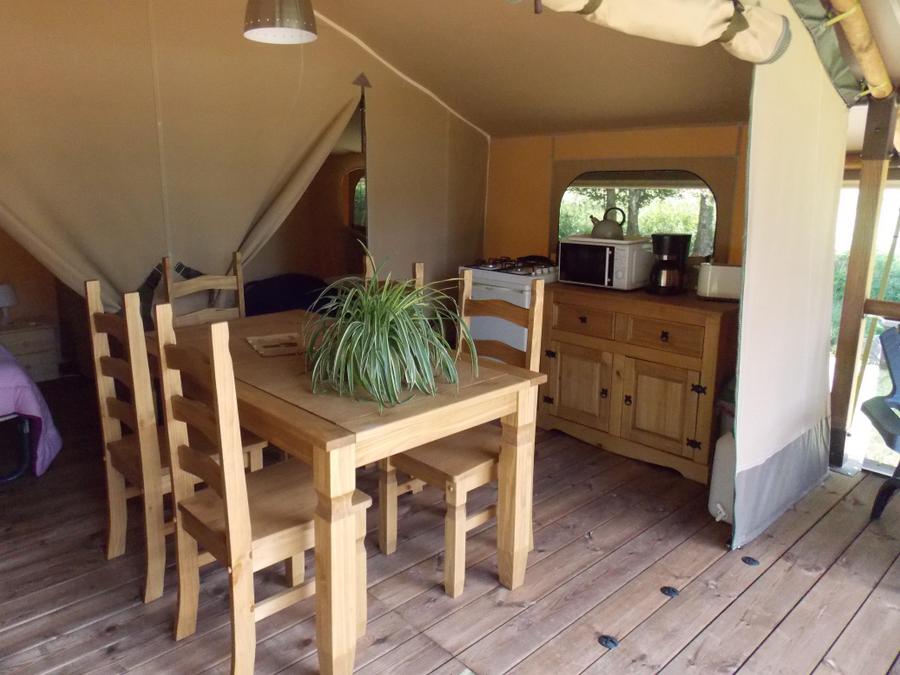Tente en toile et en bois 5 personnes - Grande Lodge Nature et Luxe 0
