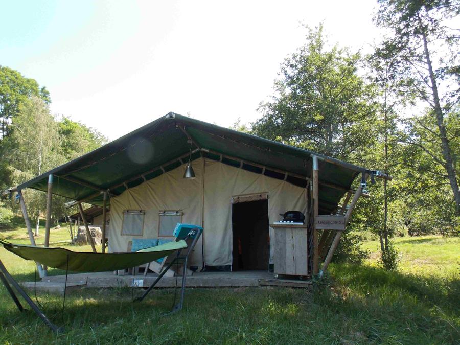 Tente en toile et en bois 5 personnes - Safari Eco 0