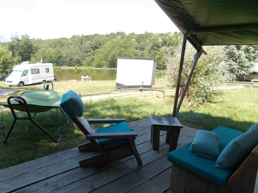 Tente en toile et en bois 5 personnes - Safari Eco 1